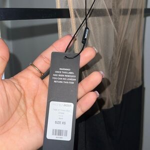 Fashion Nova Black Mini Dress